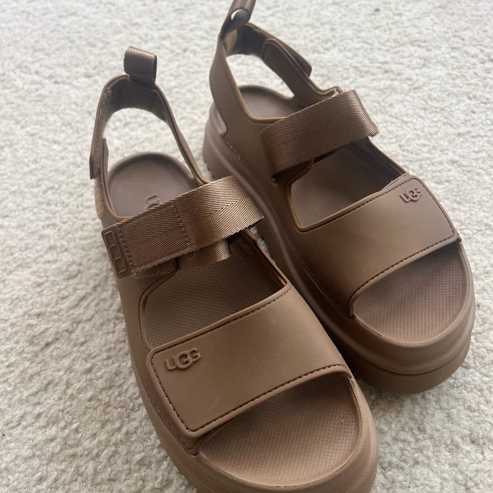Tan Ugg Goldenglow Sandals